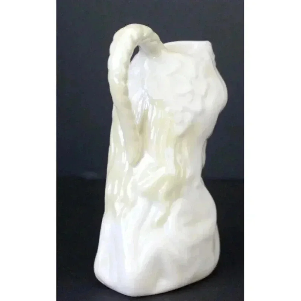 Early Production Rare Belleek Irish Porcelain Irish Maiden Creamer Small Pitcher